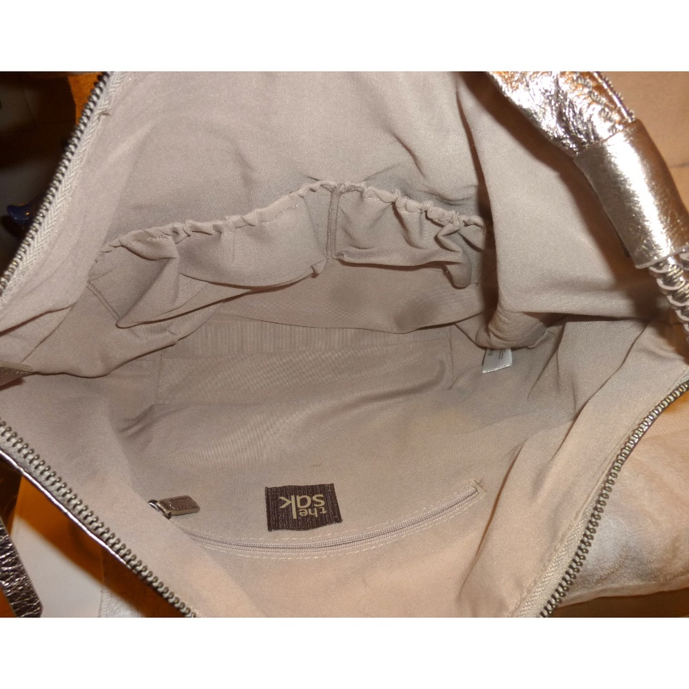 The Sak taupe metallic pig leather hobo - Picture 6 of 6
